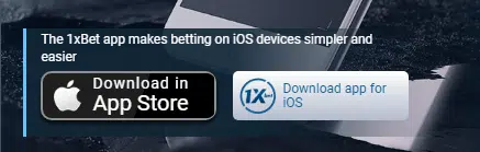 mobile app iOS 1XBet