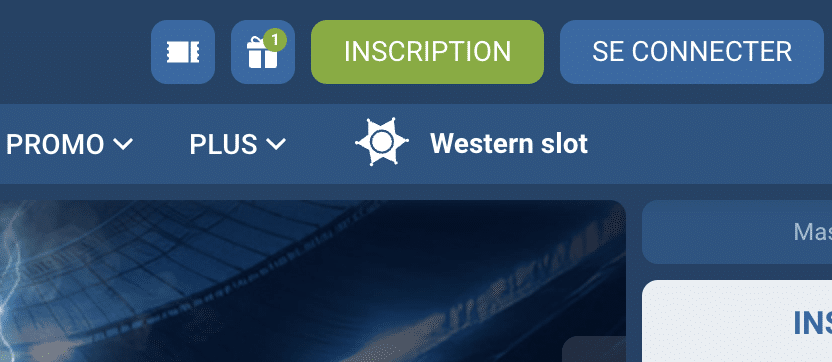 Inscription 1xBet - Etape 1