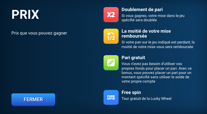 Les mises sur Aviator 1xBet